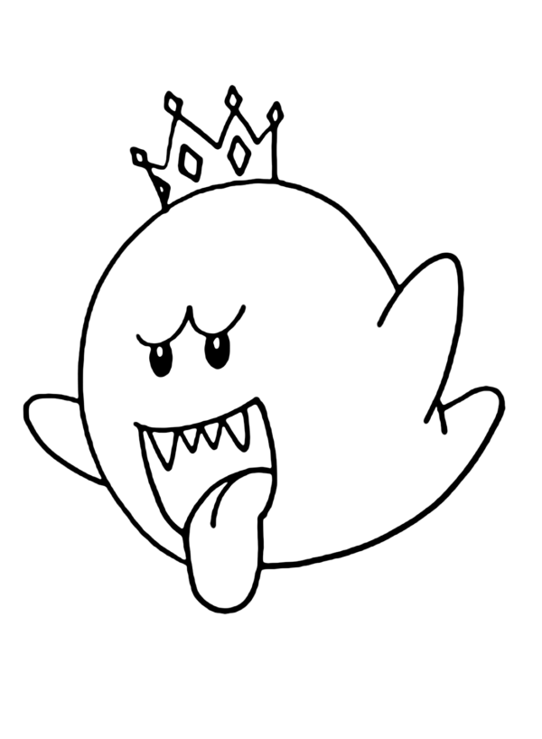 90 Printable King Boo Coloring Pages 82