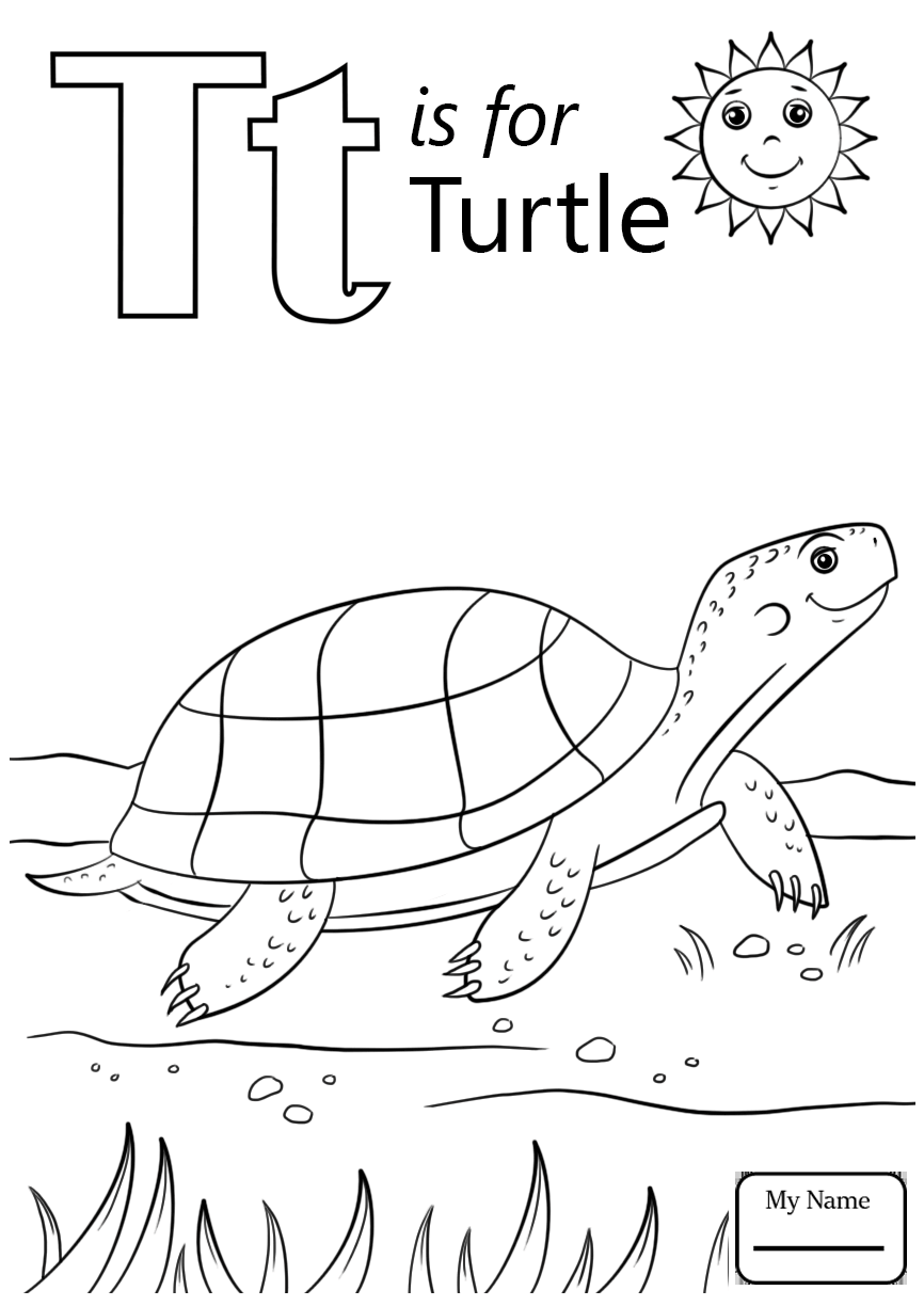 90 Printable Letter T Coloring Pages 2