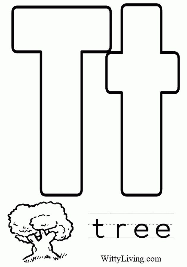 90 Printable Letter T Coloring Pages 32