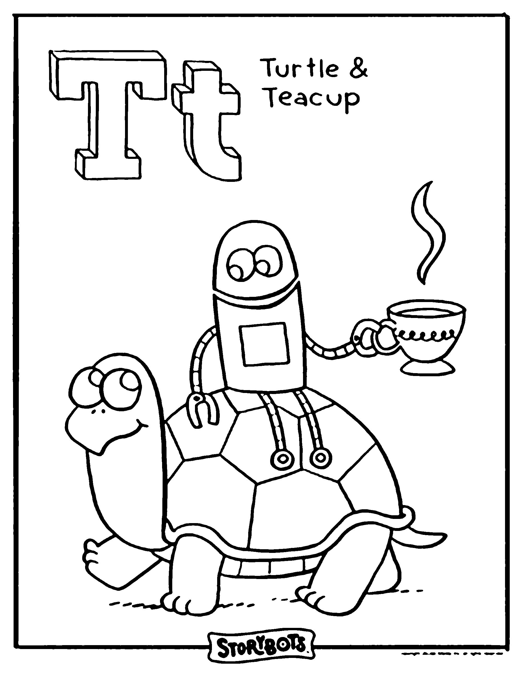 90 Printable Letter T Coloring Pages 38