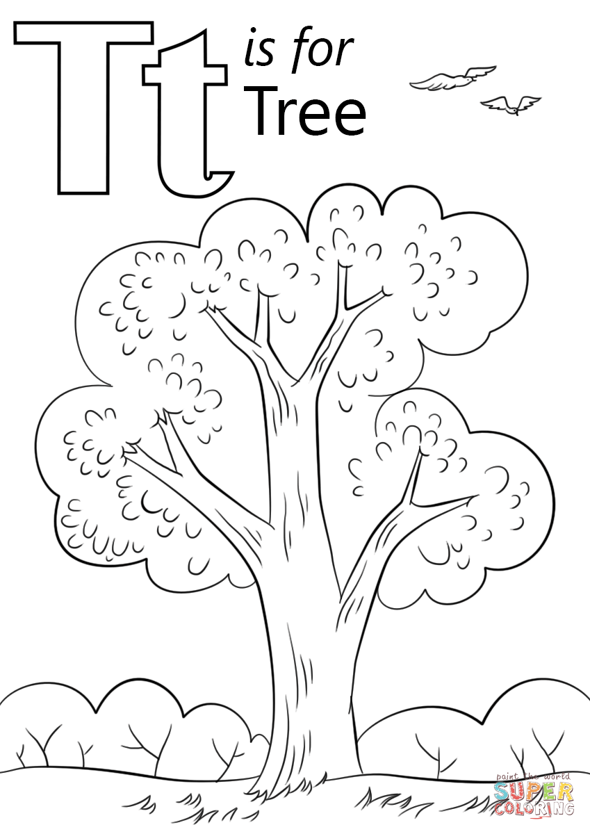 90 Printable Letter T Coloring Pages 4