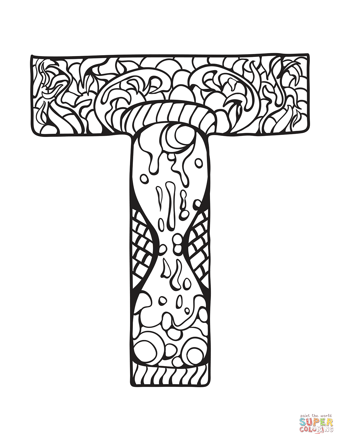 90 Printable Letter T Coloring Pages 48