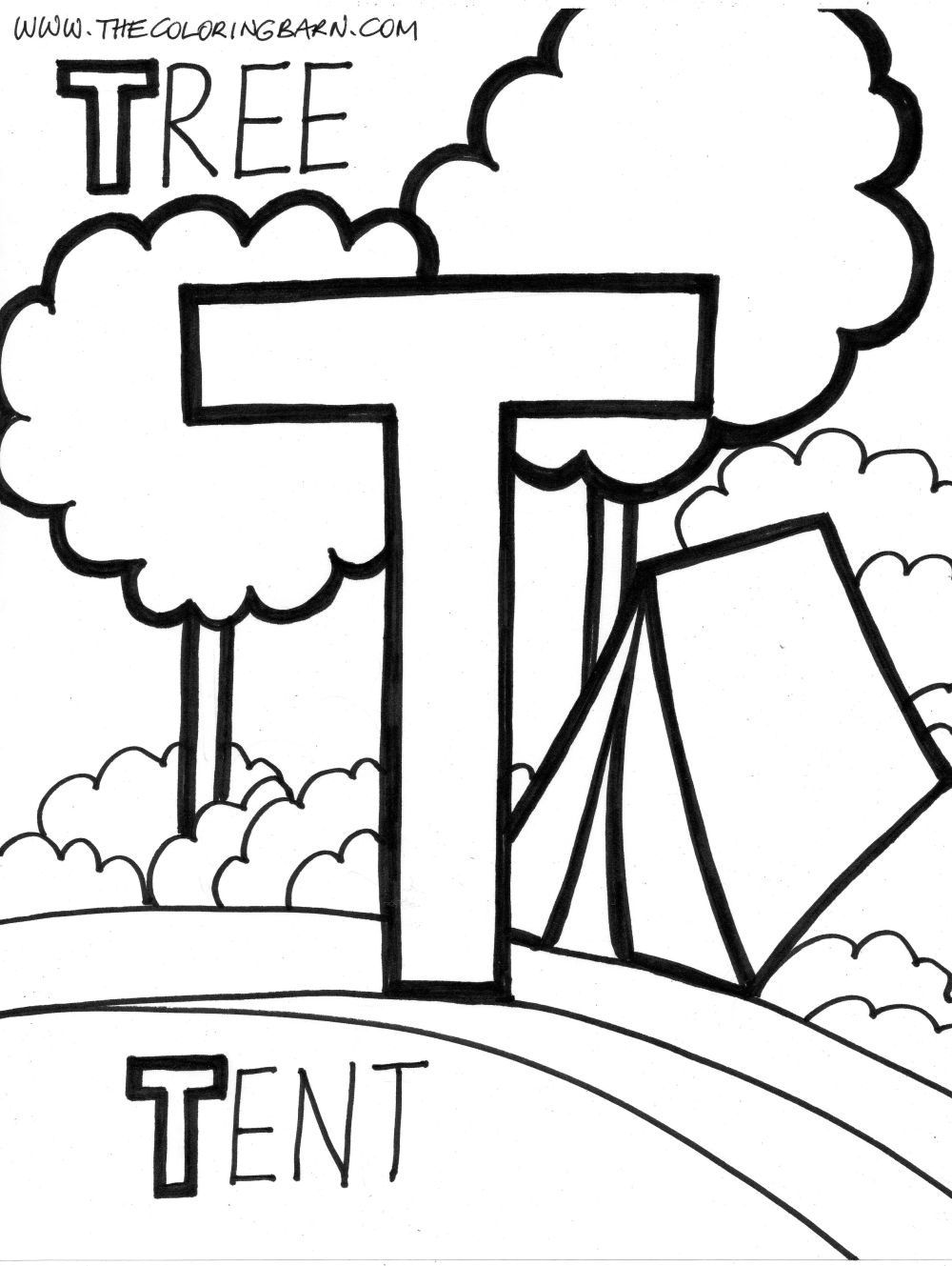 90 Printable Letter T Coloring Pages 56