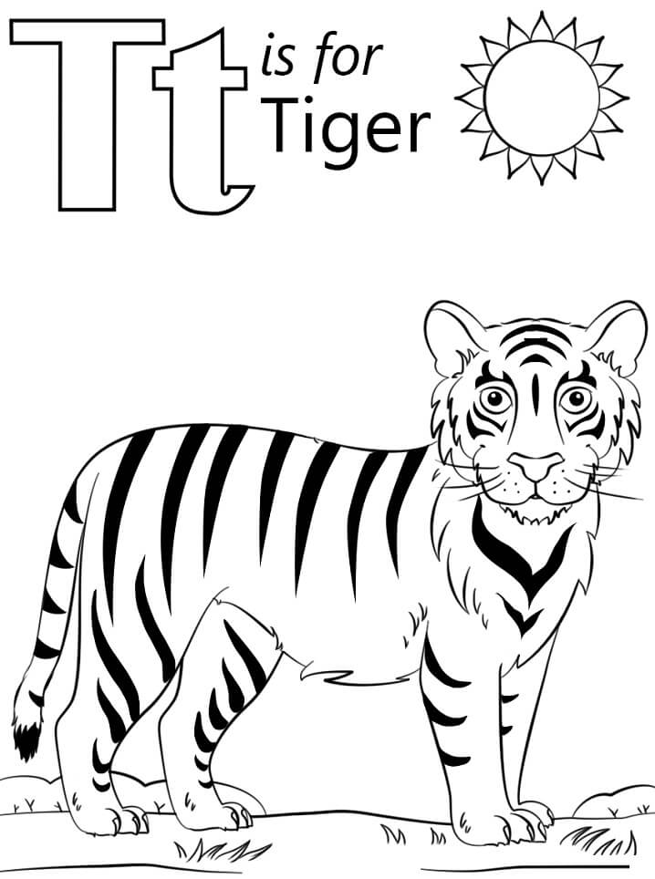 90 Printable Letter T Coloring Pages 66
