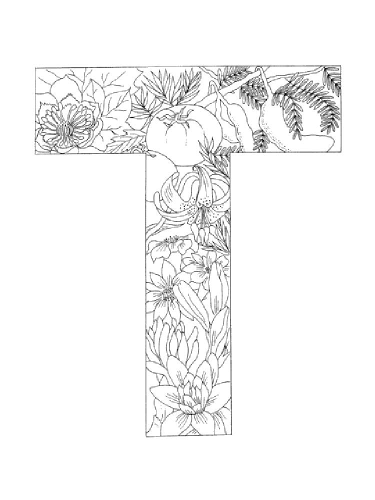 90 Printable Letter T Coloring Pages 67