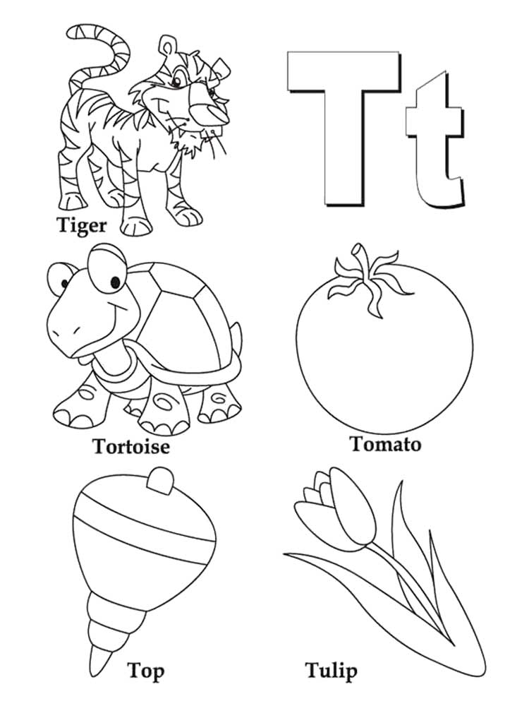 90 Printable Letter T Coloring Pages 79