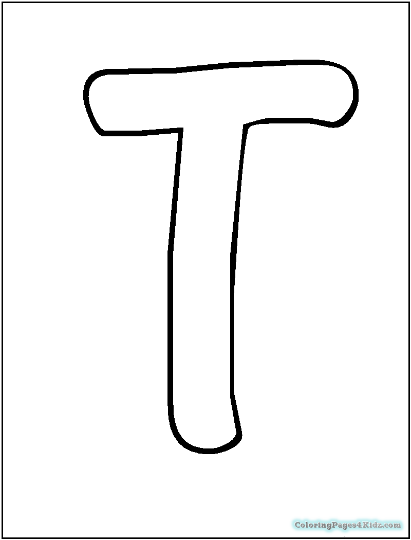 90 Printable Letter T Coloring Pages 8
