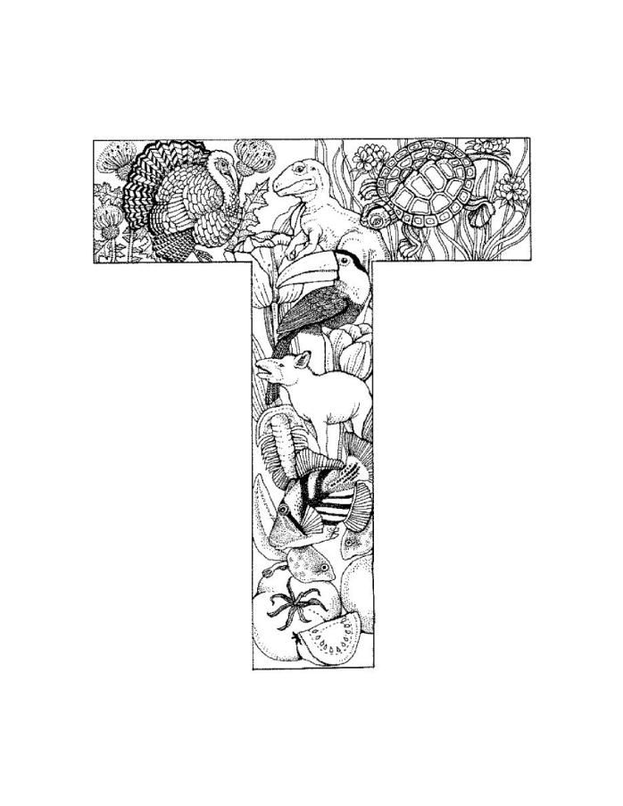 90 Printable Letter T Coloring Pages 81