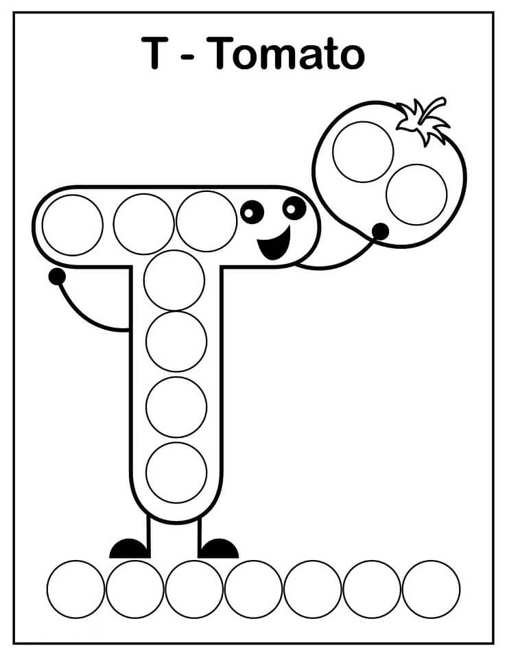 90 Printable Letter T Coloring Pages 85