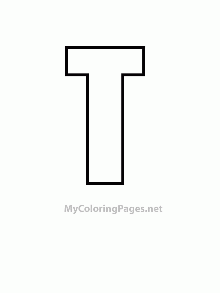 90 Printable Letter T Coloring Pages 86