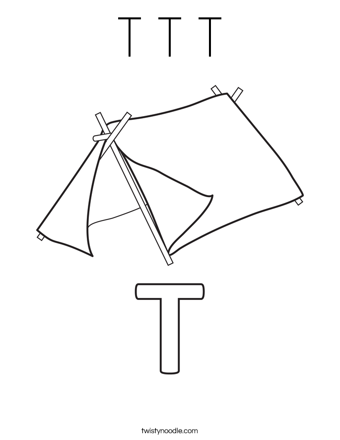 90 Printable Letter T Coloring Pages 88