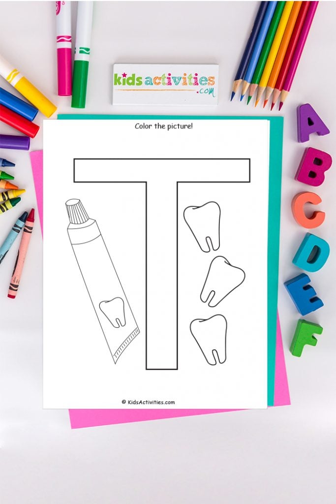 90 Printable Letter T Coloring Pages 9