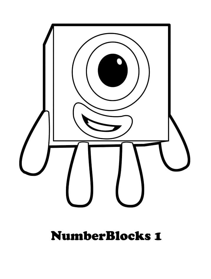 90 Printable Number Block Coloring Pages 13
