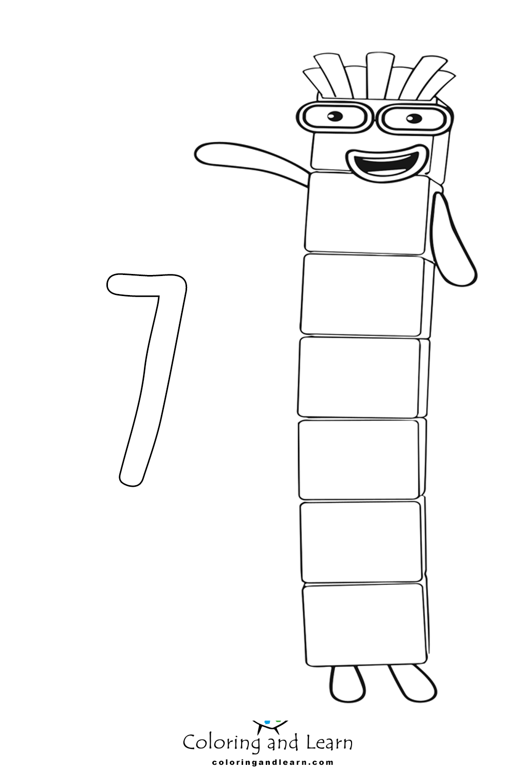 90 Printable Number Block Coloring Pages 16
