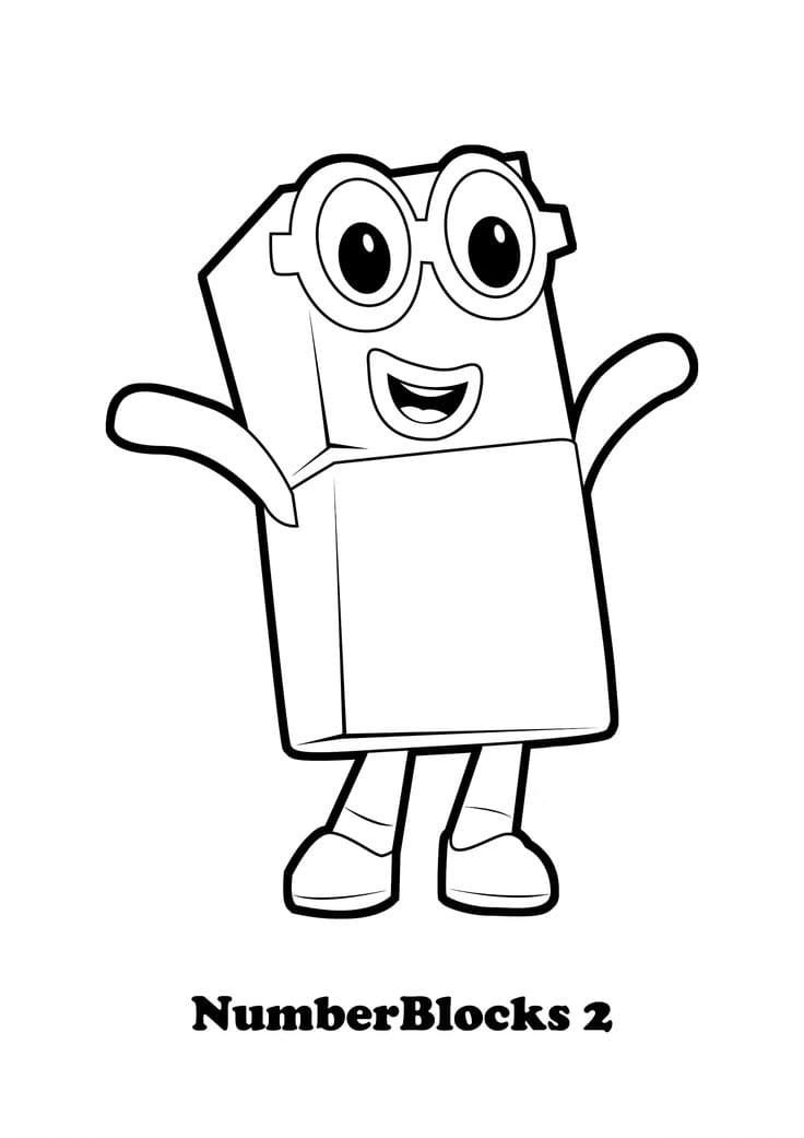 90 Printable Number Block Coloring Pages 23
