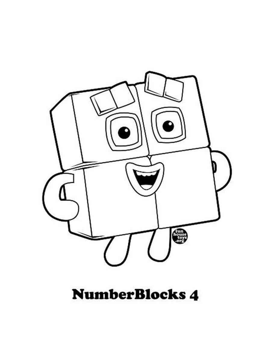 90 Printable Number Block Coloring Pages 30