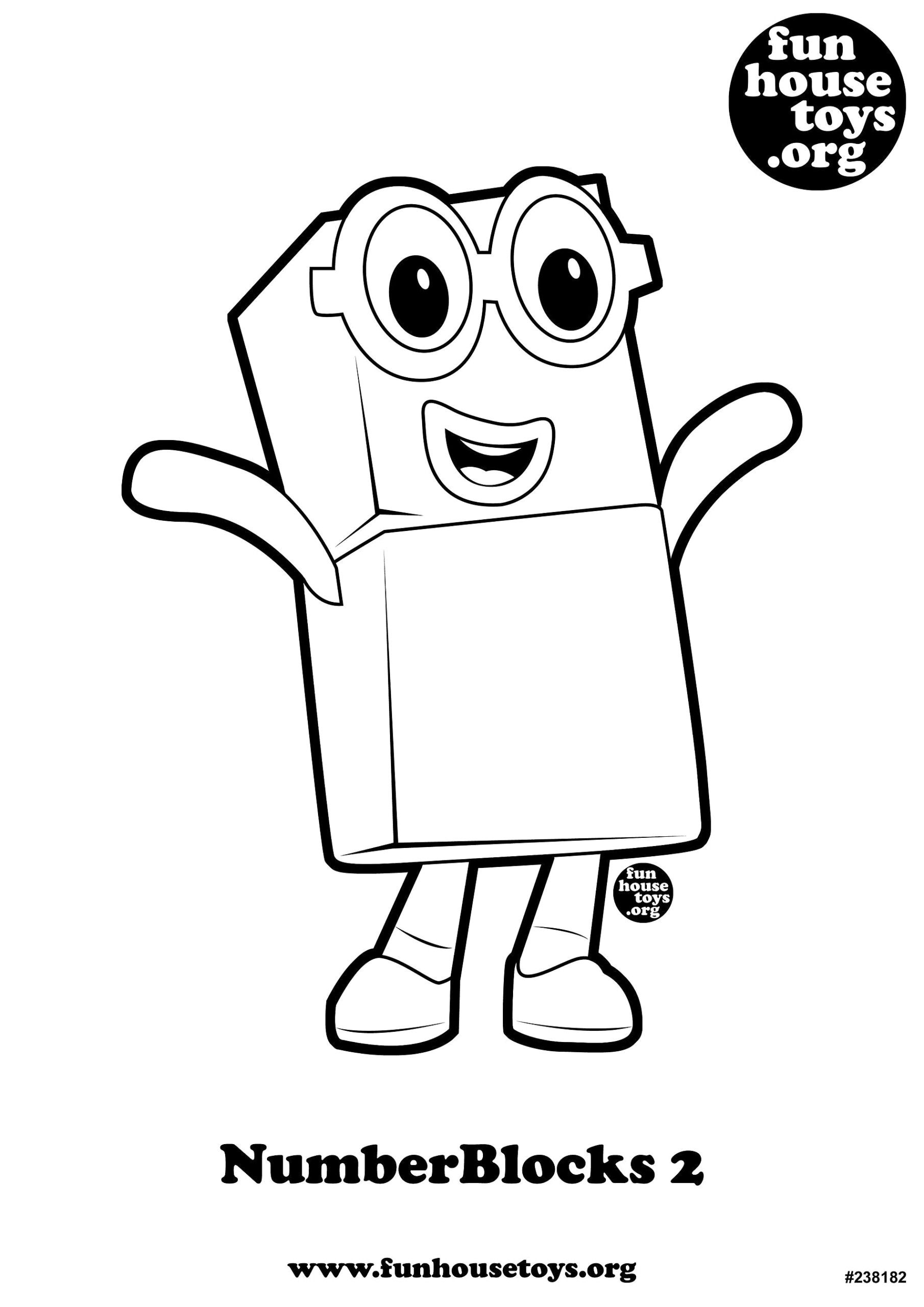 90 Printable Number Block Coloring Pages 34