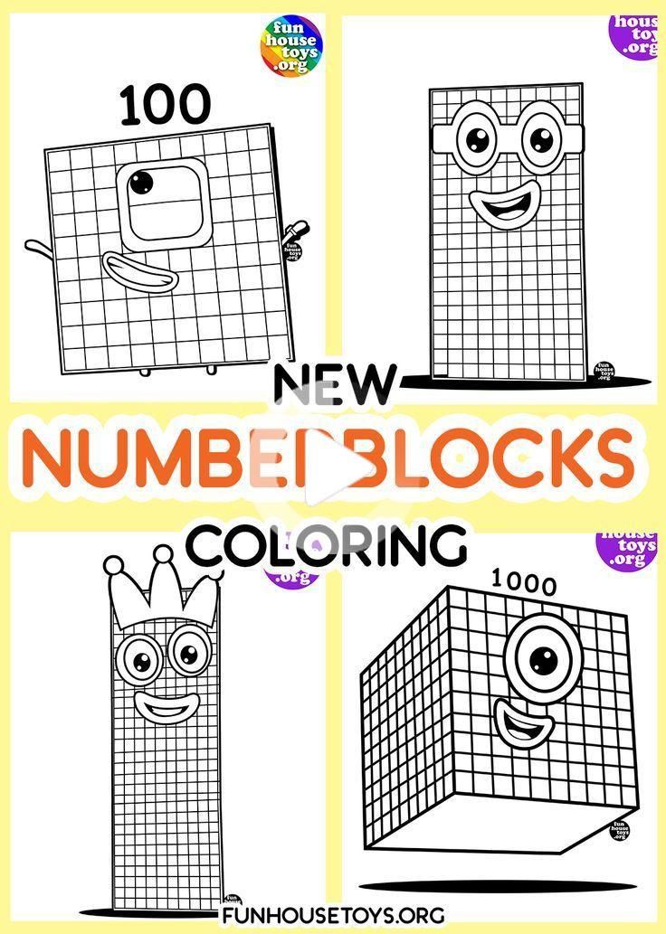 90 Printable Number Block Coloring Pages 45