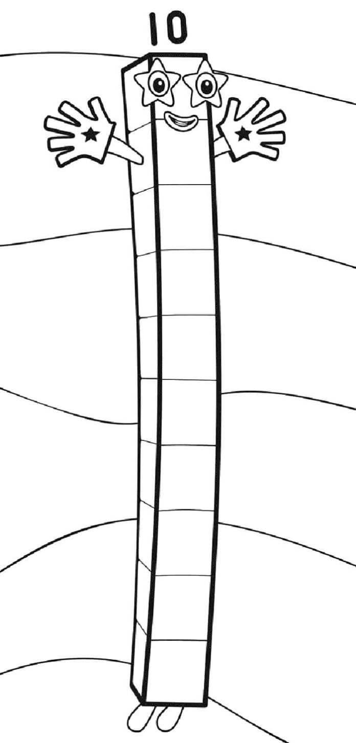 90 Printable Number Block Coloring Pages 49
