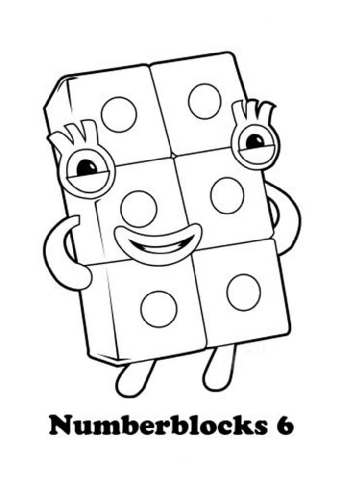 90 Printable Number Block Coloring Pages 51