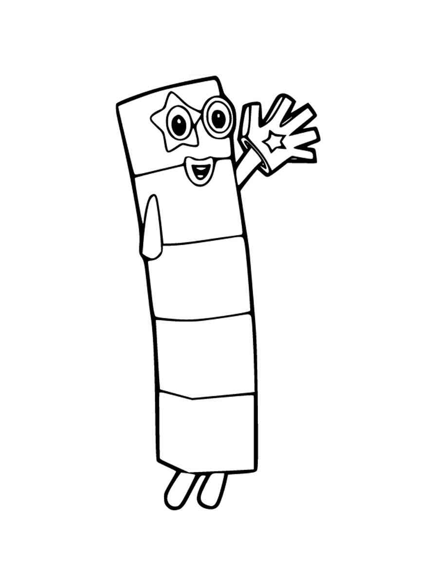 90 Printable Number Block Coloring Pages 60