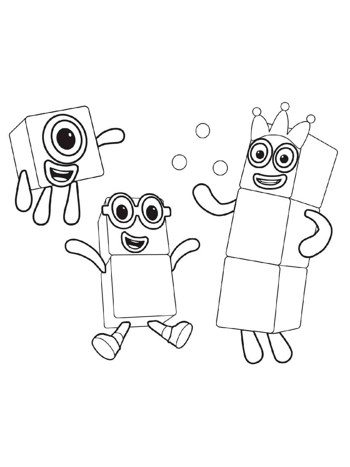 90 Printable Number Block Coloring Pages 83