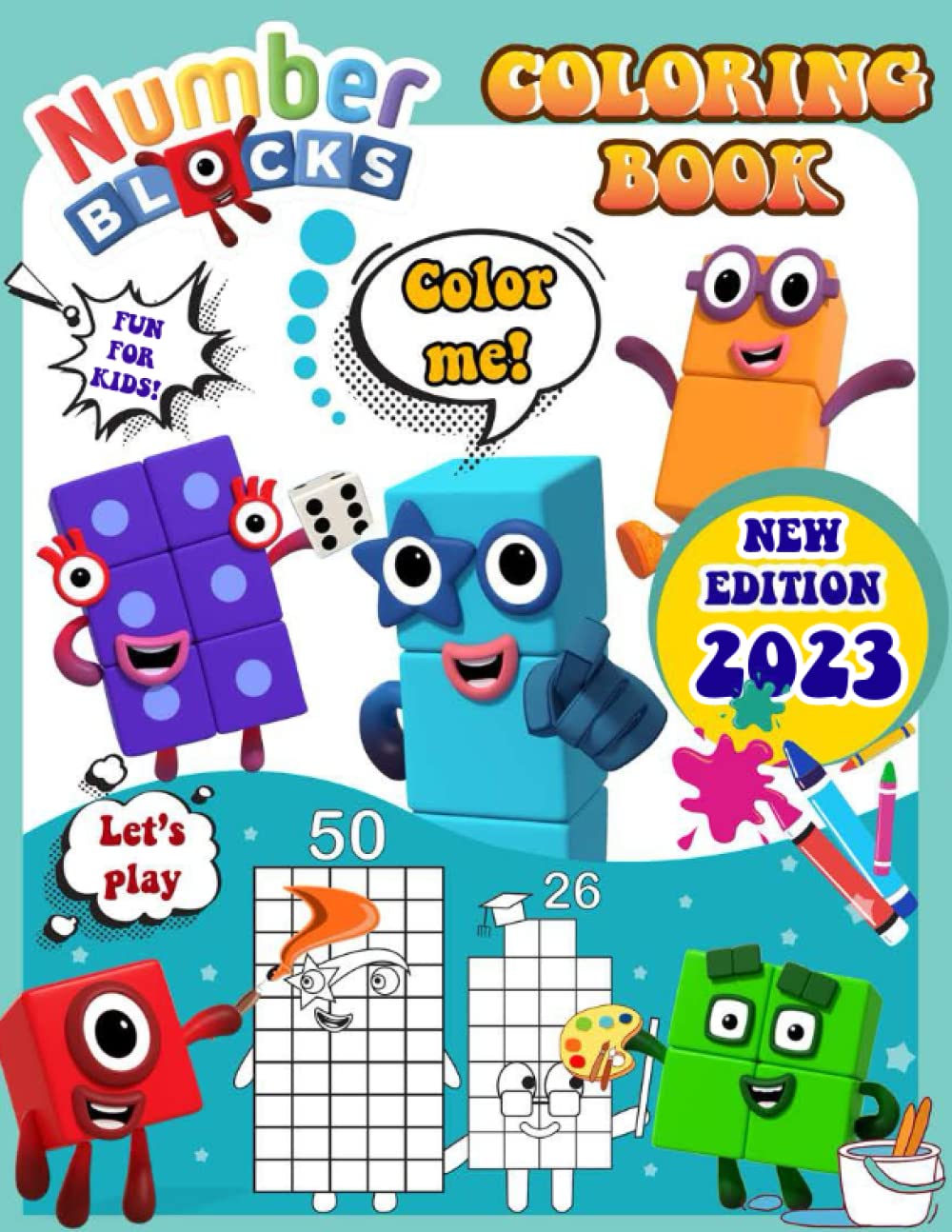 90 Printable Number Block Coloring Pages 85