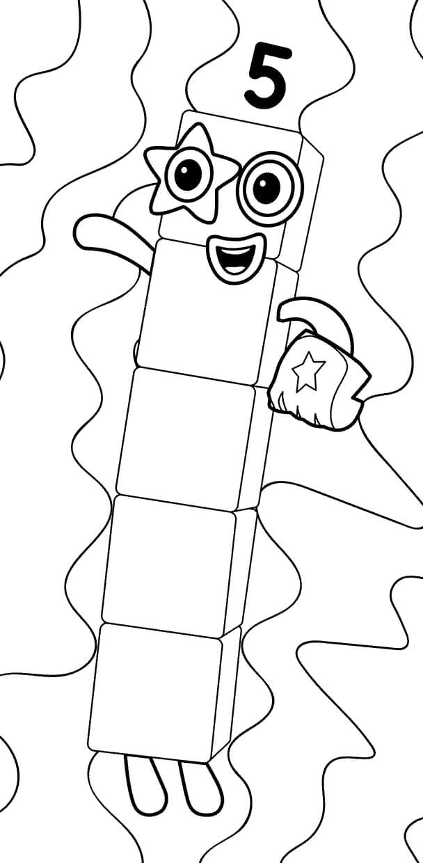 90 Printable Number Block Coloring Pages 86