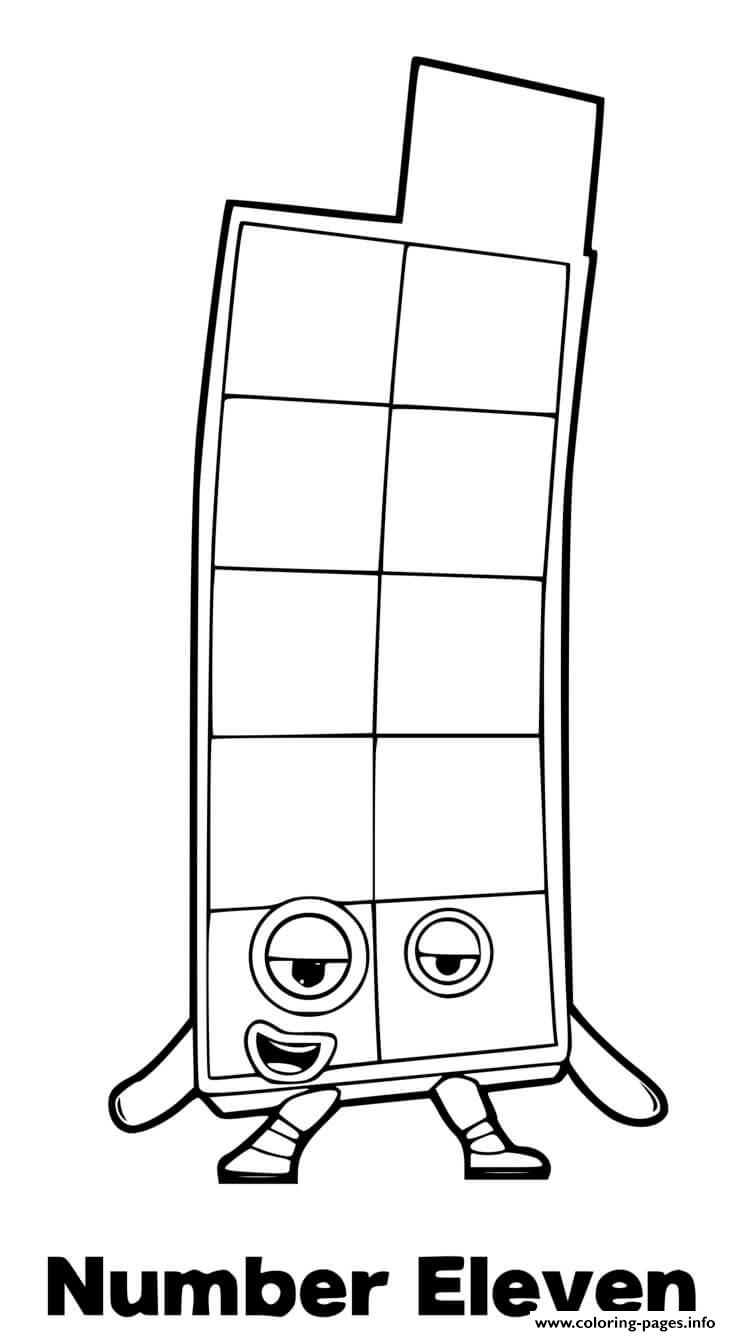 90 Printable Number Block Coloring Pages 89