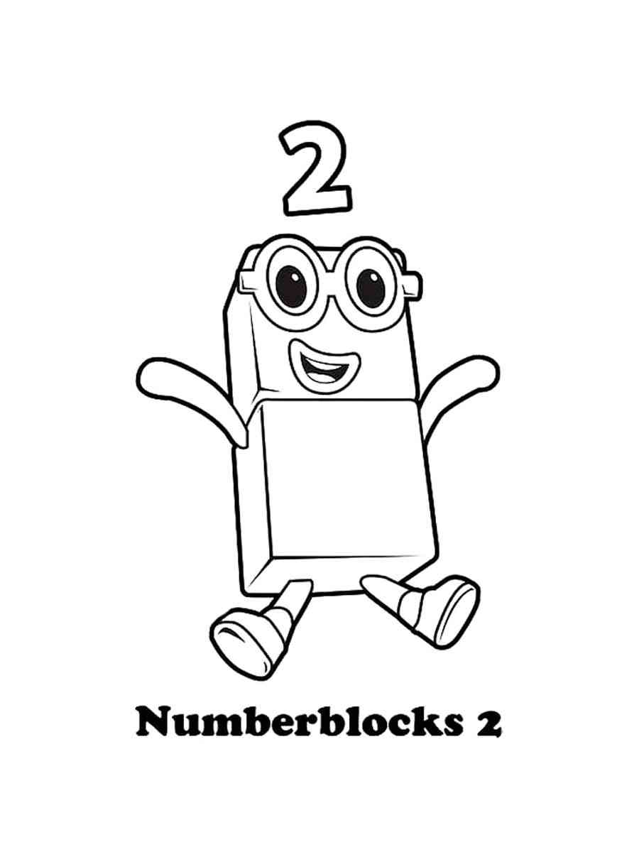 90 Printable Number Block Coloring Pages 91