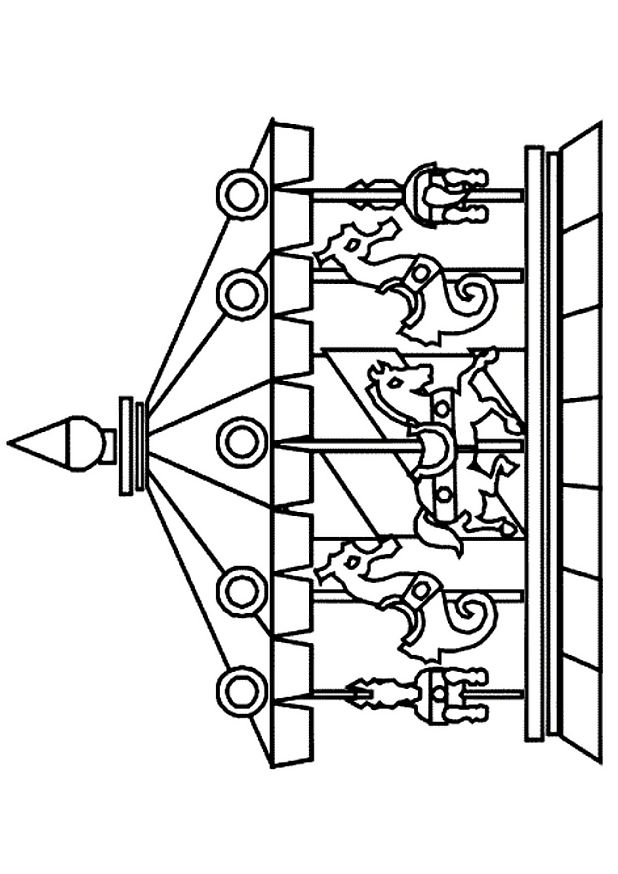90 Printable Summer Fair Coloring Pages 12