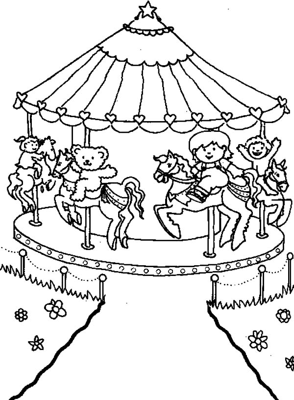 90 Printable Summer Fair Coloring Pages 13