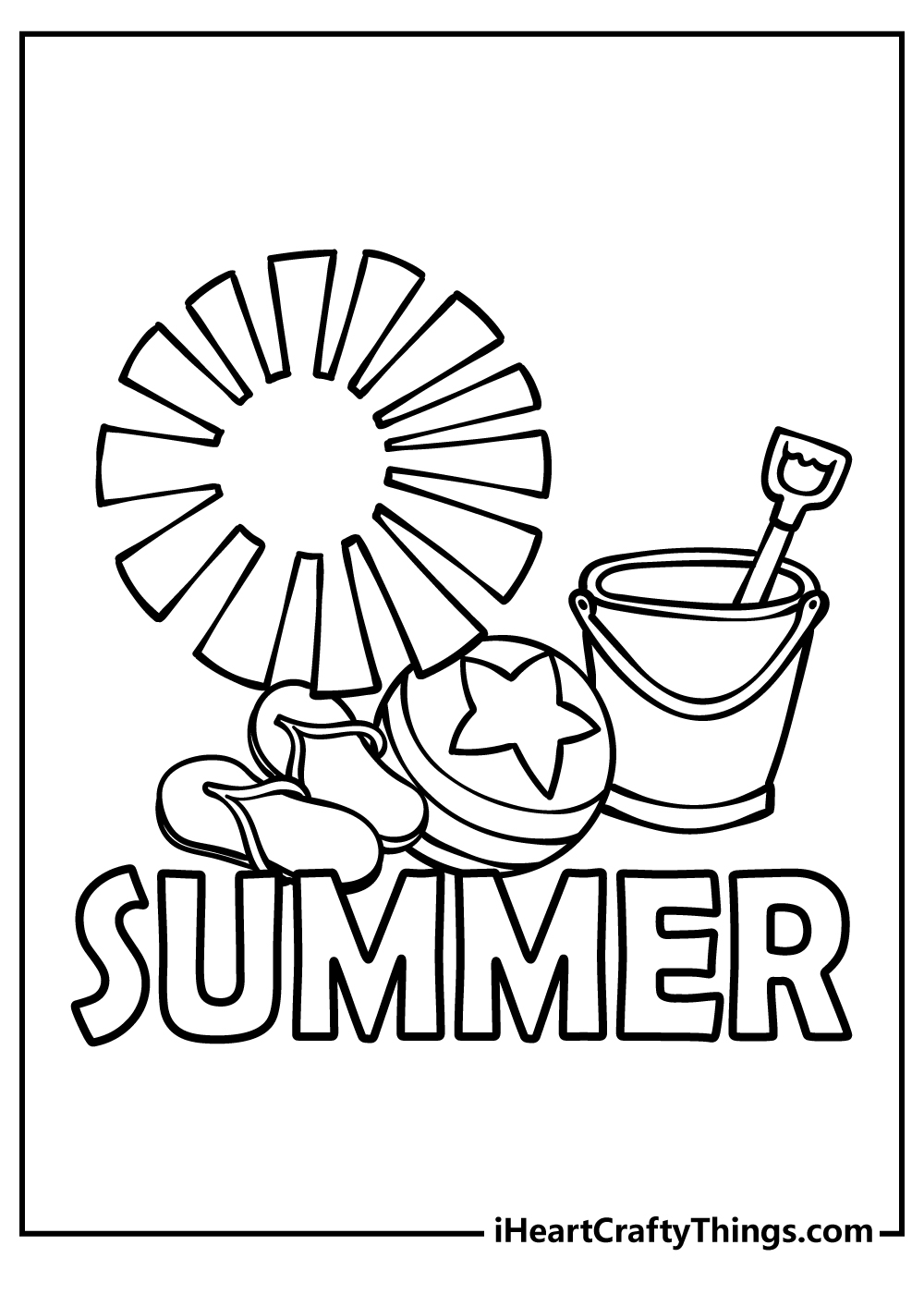 90 Printable Summer Fair Coloring Pages 15