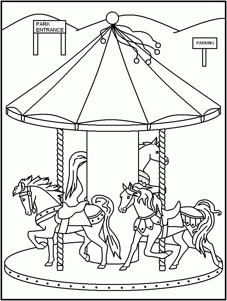 90 Printable Summer Fair Coloring Pages 21