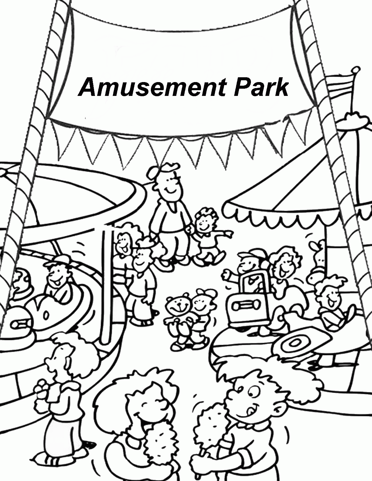 90 Printable Summer Fair Coloring Pages 23