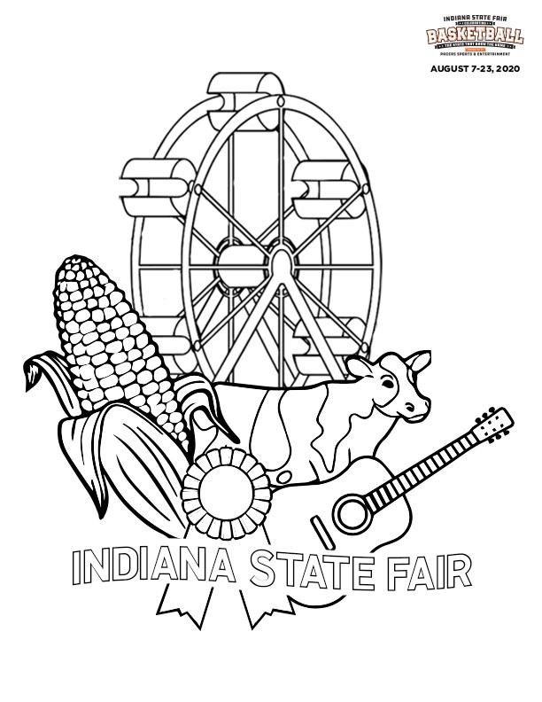 90 Printable Summer Fair Coloring Pages 24
