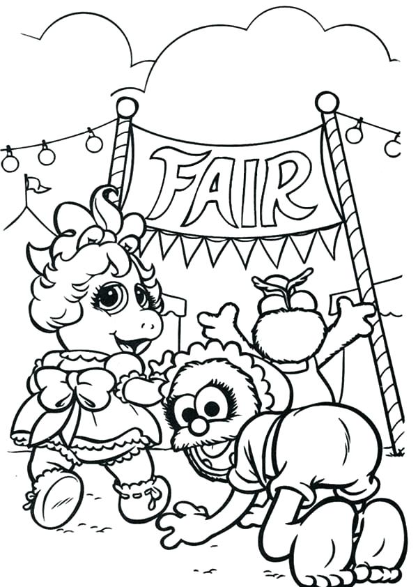90 Printable Summer Fair Coloring Pages 3