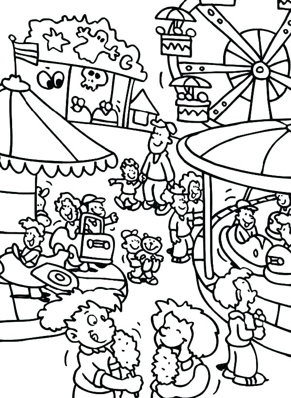 90 Printable Summer Fair Coloring Pages 33
