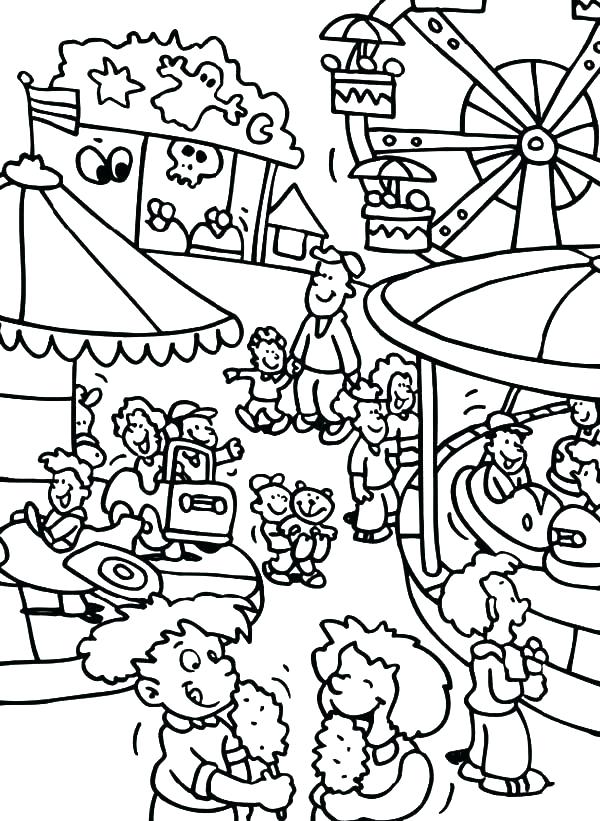90 Printable Summer Fair Coloring Pages 37