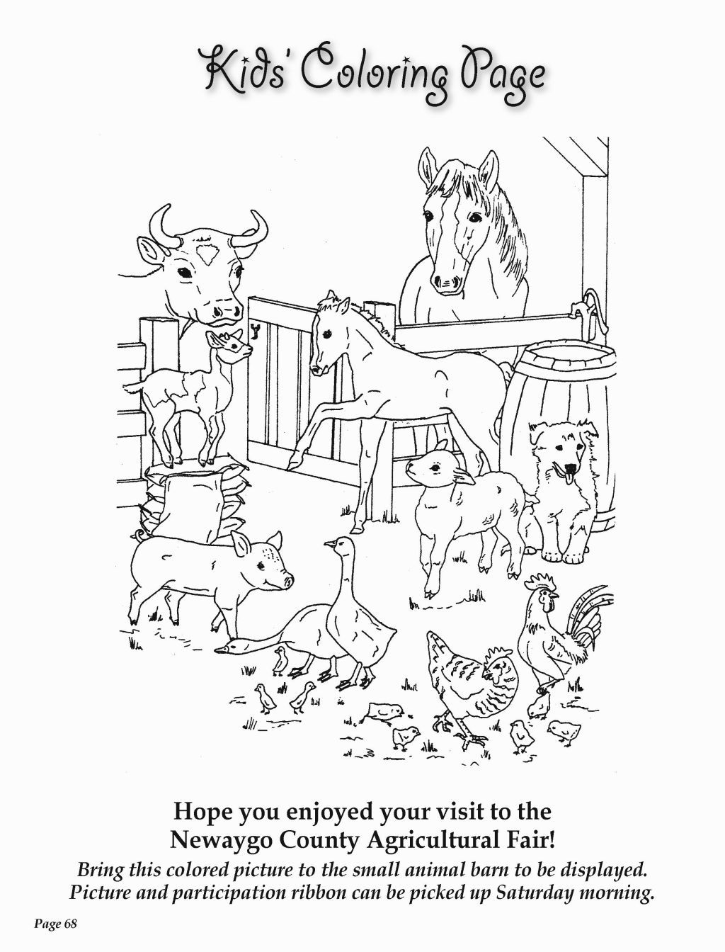 90 Printable Summer Fair Coloring Pages 55