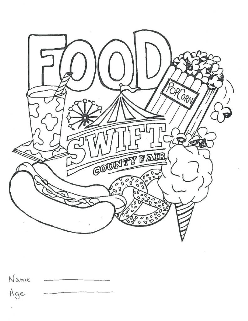 90 Printable Summer Fair Coloring Pages 61