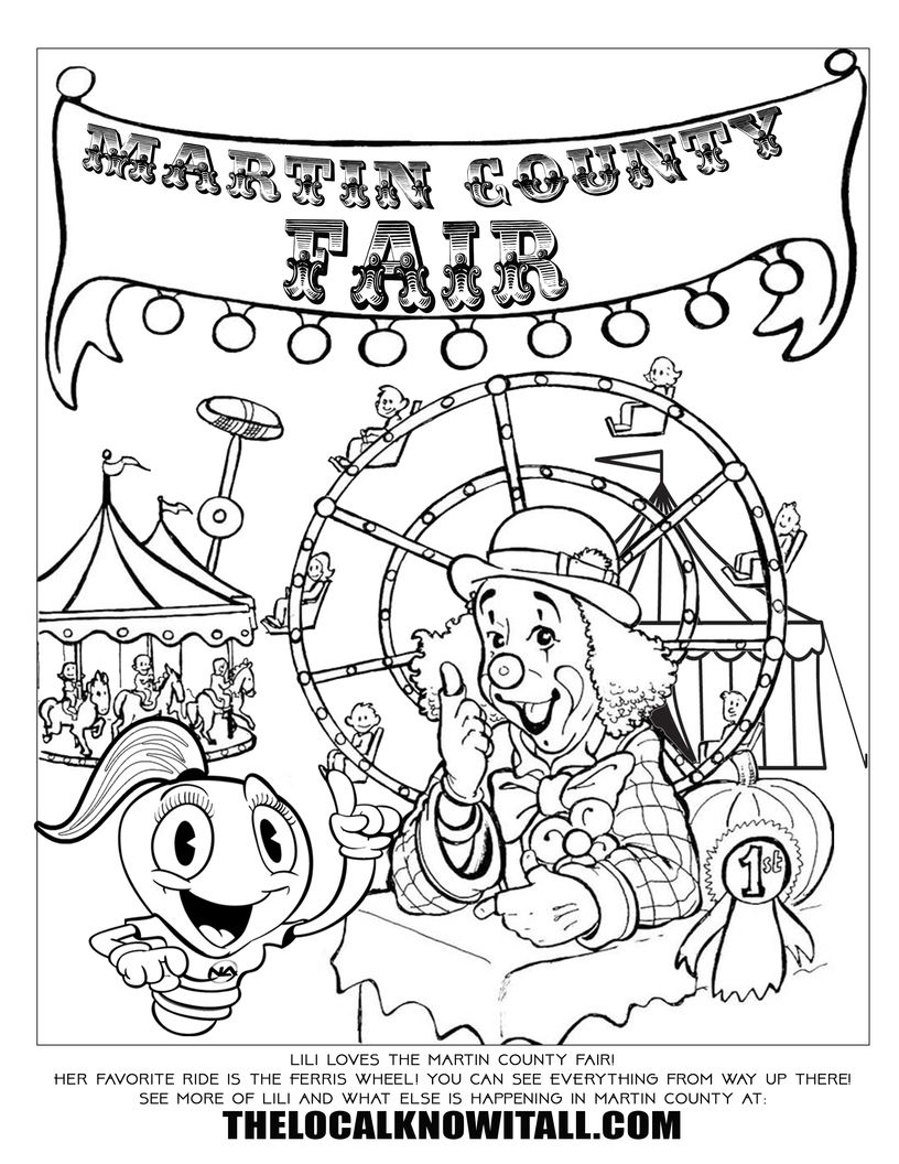 90 Printable Summer Fair Coloring Pages 64