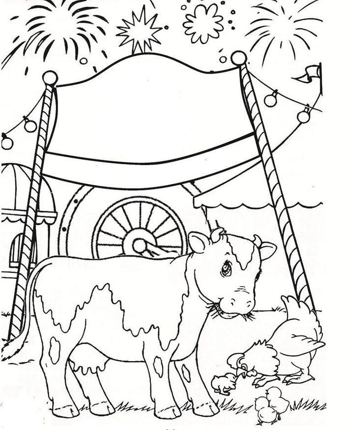 90 Printable Summer Fair Coloring Pages 8