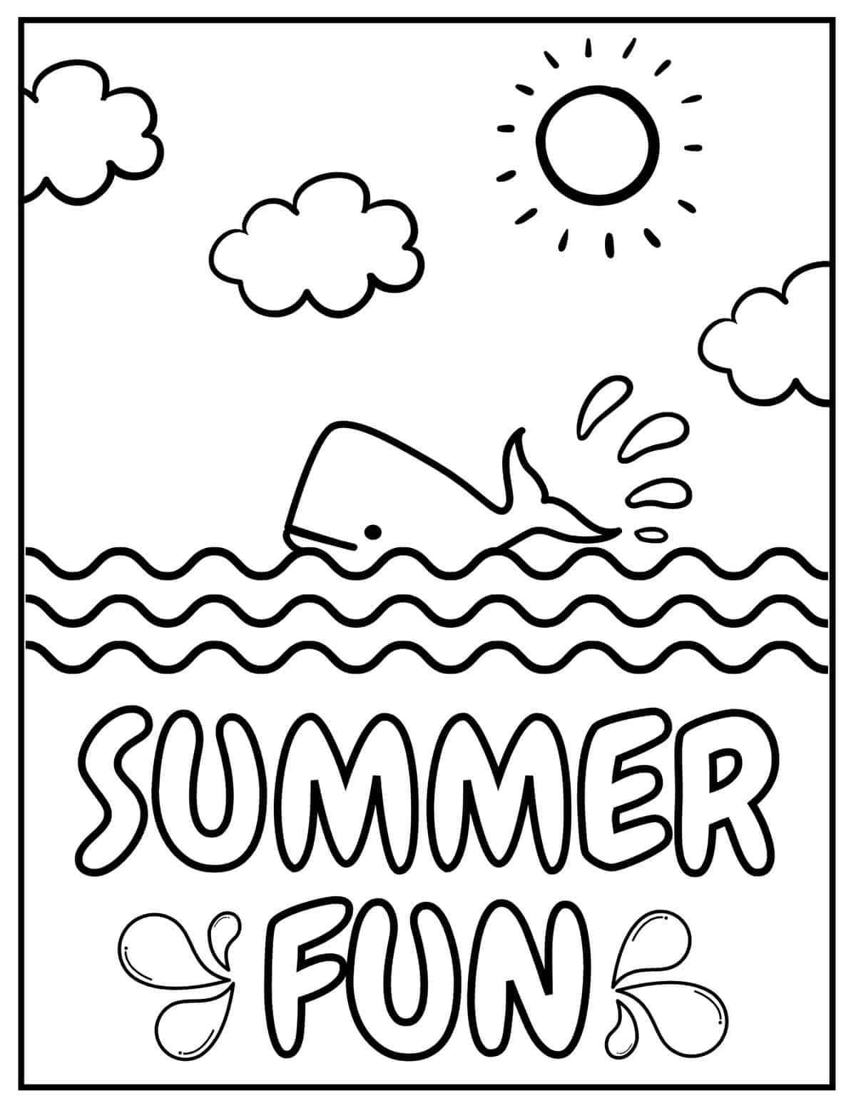 90 Printable Summer Fair Coloring Pages 82
