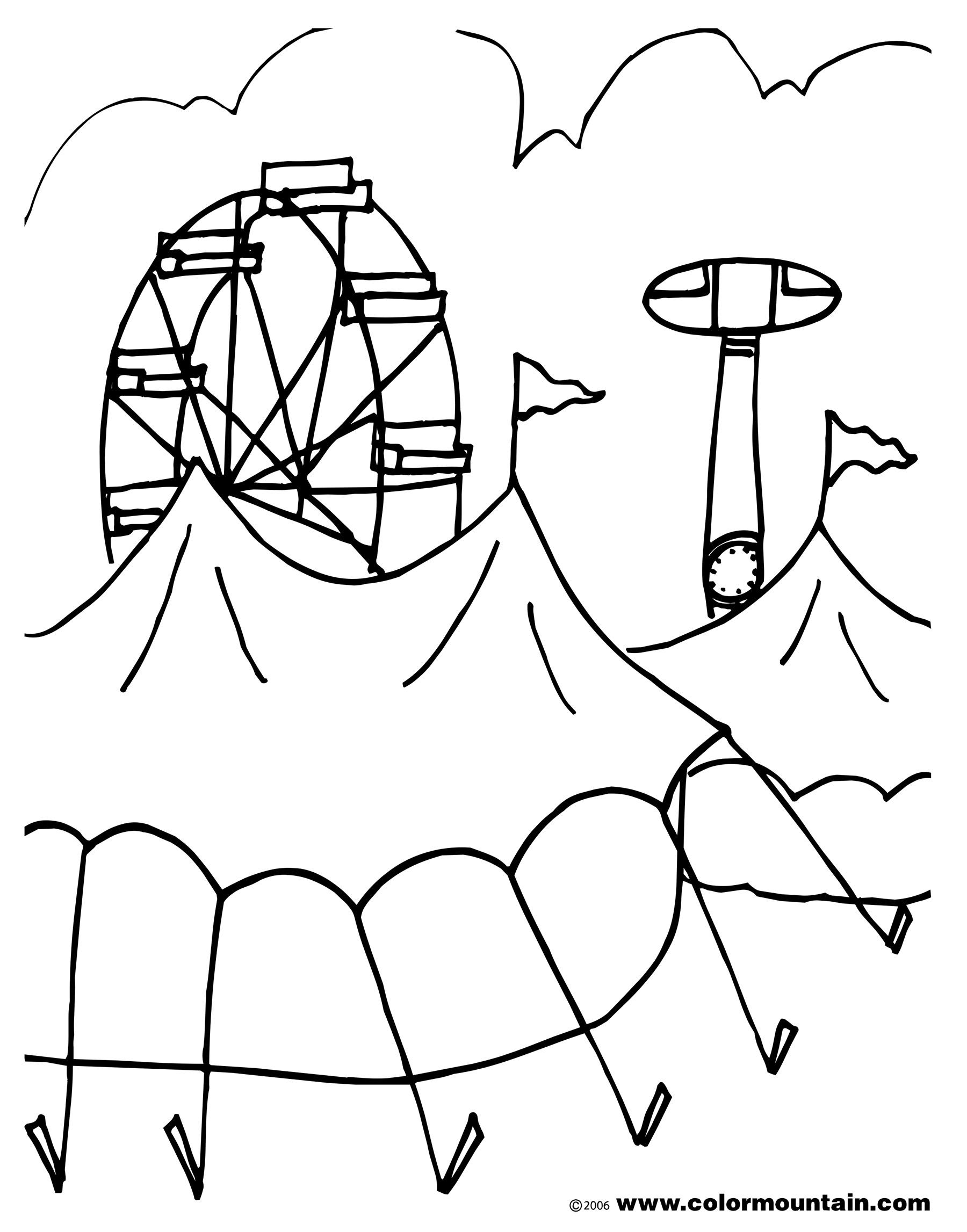 90 Printable Summer Fair Coloring Pages 84