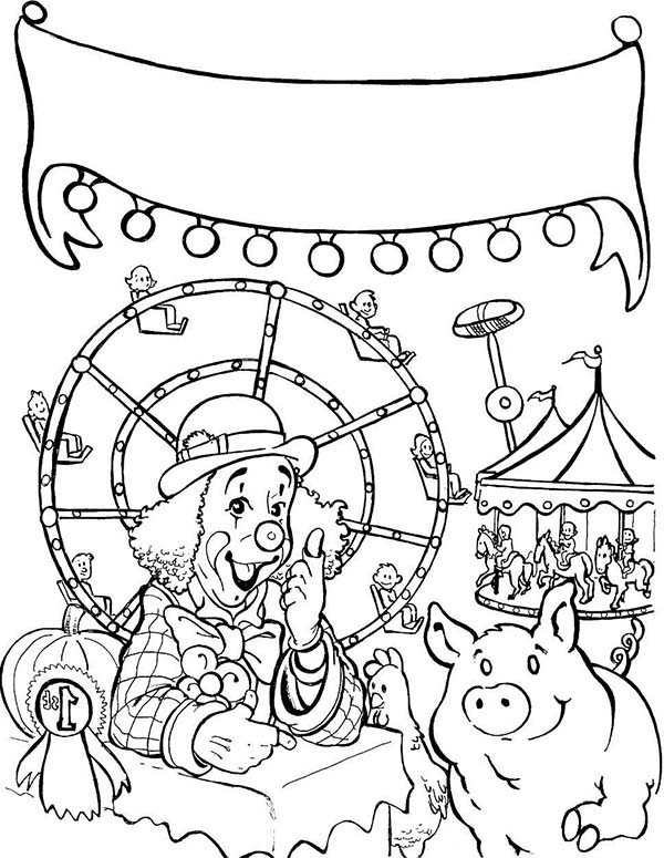 90 Printable Summer Fair Coloring Pages 86