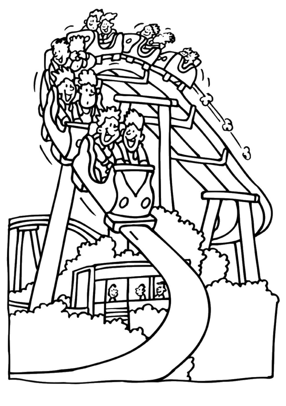 90 Printable Summer Fair Coloring Pages 9