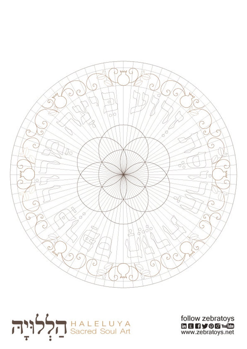 90 Seder Plate Coloring Pages 10