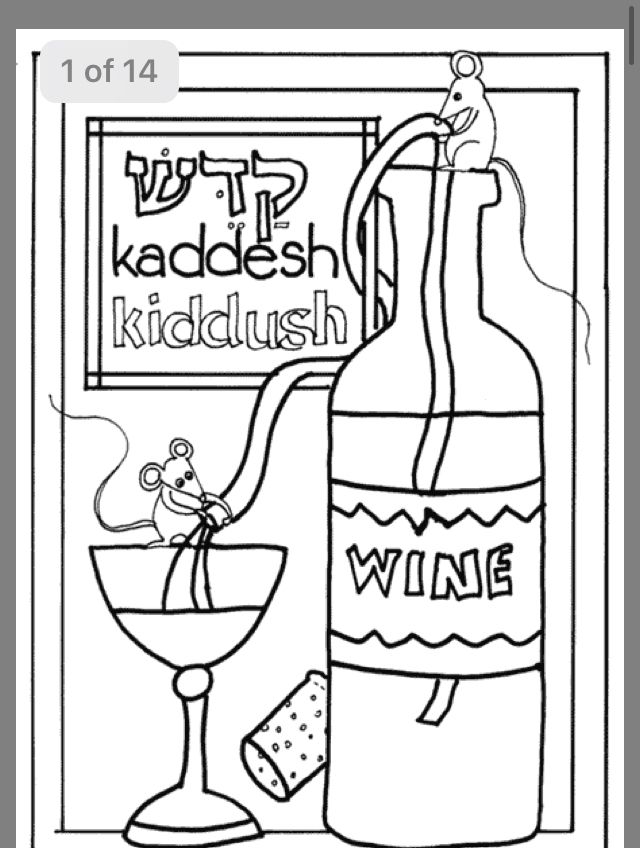 90 Seder Plate Coloring Pages 12