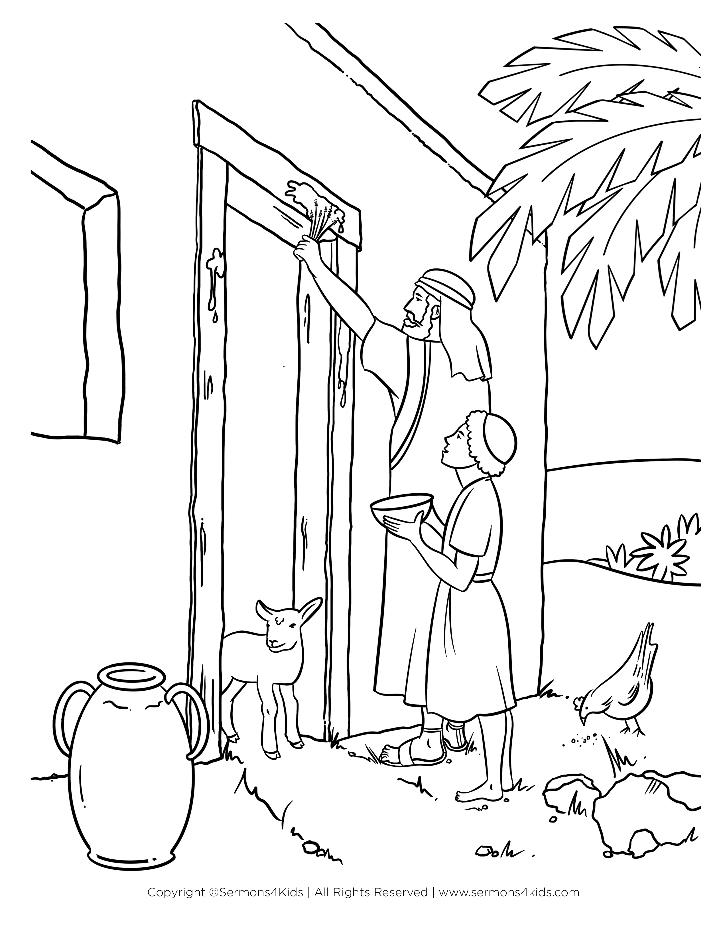 90 Seder Plate Coloring Pages 38